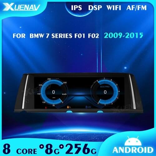 8 256GB Android 11 Car radio coche For BMW 7 Series F01 F02 2009 2010 2011 2012 2013 2014 2015 Car GPS Navigation Stereo Player
