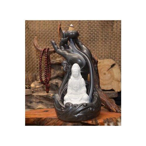 Bergam ot Guanyin Buddha incense ornaments and creative Home Furnishing back burner craft gift ornaments