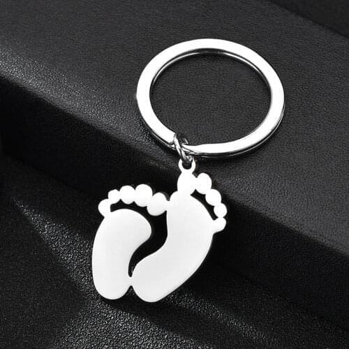 Personalized Keychain Customized For Car Pet Children Key Rings Logo Plate Number Anti-lost Keyrings Detachable Key Ring Chain