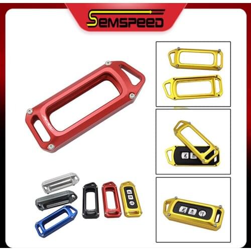 For Honda X-ADV 750 XADV750 2017 2018 2019 2020 SEMSPEED Motorcycle Part CNC Key Case Cover Shell Keychain