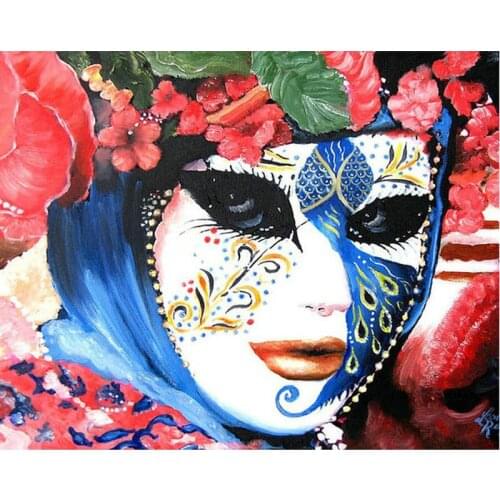 DIY Diamond painting Cross Stitch flower diamond Embroidery woman diamond Mosaic pattern painting rhinestone pastel picture
