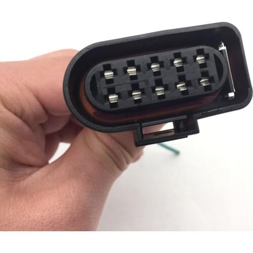 For Audi A6 A4 A3 Q3 Halogen Headlight Plug Rear Lamp Plug Wiring Harness 10 Pin