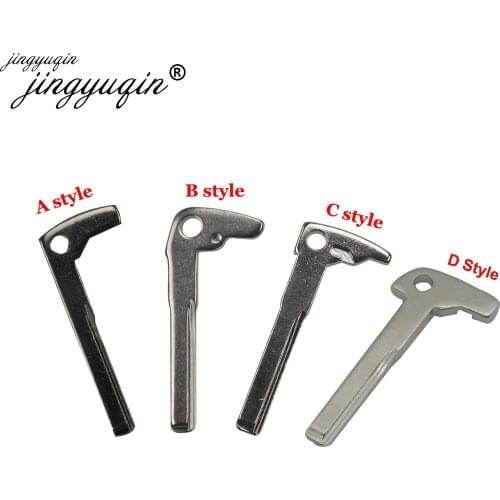 Jingyuqin For Mercedes key For Benz A E S G Class CLk SLK ML Sprinter Uncut Key Blade Remote Fob Uncut Blade Key Black