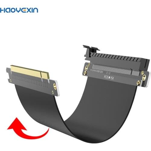 HYX PCI-E 3.0 16X 3.0 extender riser cable High Speed PC Graphics Cards PCI Express Connector Cable