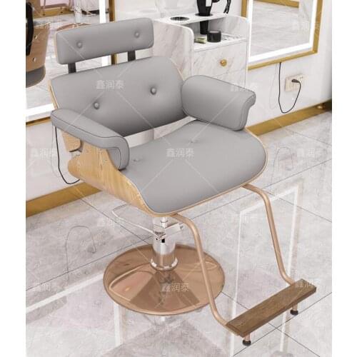 Online celebrity barber shop chair hair salon special simple modern hairdressing chair lifting hair stylist disc seat hair cutti