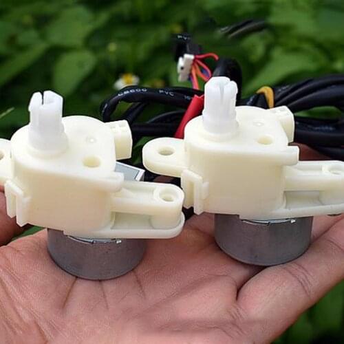 2PCS Mini DC12V Electric Valve Motor 4-phase 5-wire Stepper Motor 30MM Stepping Gear Motor Double Gear Box for Diy Valve Control