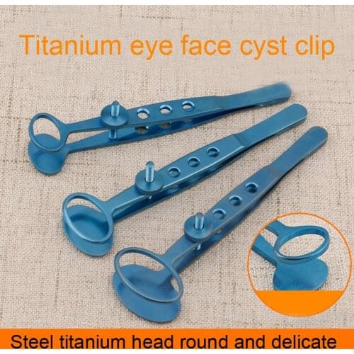 Beauty Stainless Steel Ophthalmology Device Diaphragm Cysts Clips Eye Boards Surgical Tools Eye Care