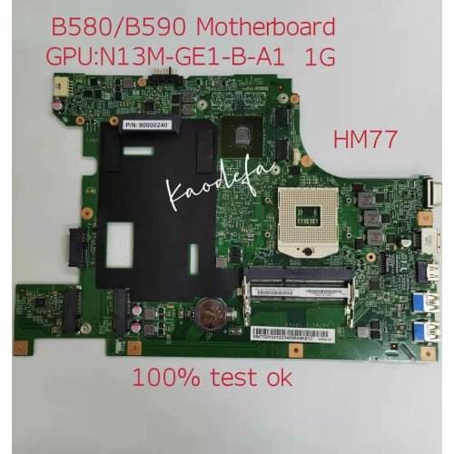 FOR LENOVO B590 / B580 / V580C MAINBOARD HM77 GT720M / GT 610M 1GB GPU FRU 90000240 100% Test ok