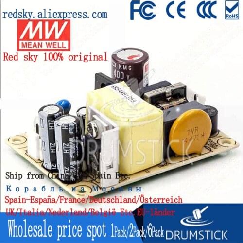 Kindly MEAN WELL 6Pack EPS-15-5 5V 3A meanwell EPS-15 5V 15W Single Output Switching Power Supply