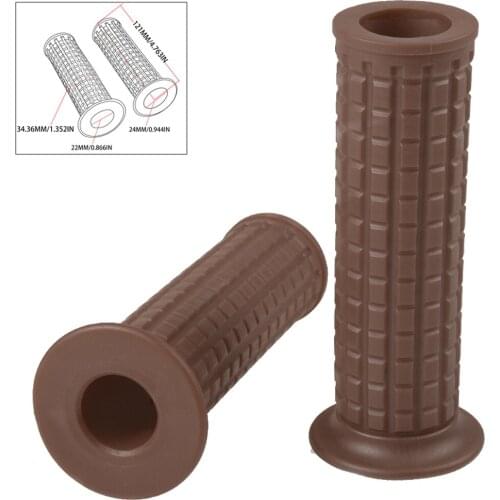 For Yamaha FZ1 FZ6 FZ8 FZ 1 6 8 MT-01 MT-07 Motorbike Moto handlebar grips Rubber 22mm 24mm Handle Handlebar Hand Grips Bar Ends