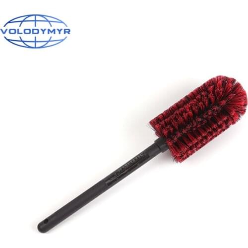 Car Wheel Brush Rim Cleaner with Long Handle for Car Wash Cleaning Detailing Tools Clean Carwash Washing Car Accessories