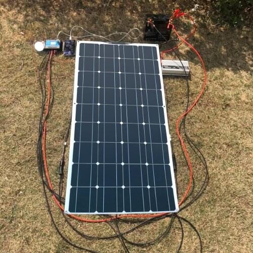 Solar panel 12v 300w kit home energy system solar battery charger photovoltaic for car RV boat caravan camper roof camping PV