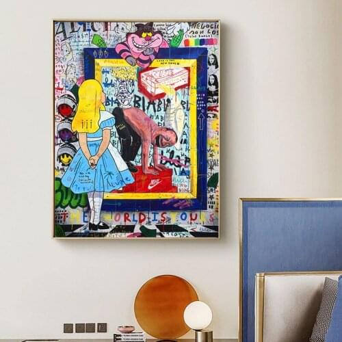 Modern Abstract Colorful Style Canvas Painting Wall Art Nordic Posters and Prints Wall Pictures for Living Room Decoration