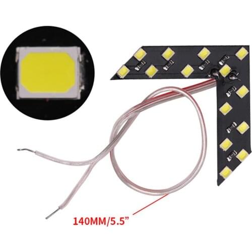 2Pcs 14 Smd Arrow Panel Led Rotate Light For Car Rear View Mirror Indicator Direction Indicator Lamp 12v Dc