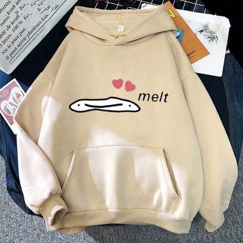 Korean Cartoon Dream SMP Melt Print Hoodie Oversized Sweatshirt Women/Men Clothes Unisex Streetwear Pulovers Fashion Hoody