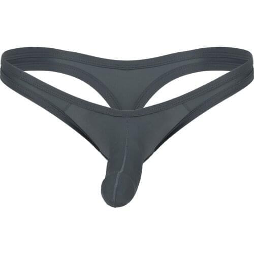 Sexy Mens Cotton Jockstrap Panties Mens Low Rise Front Closed Penis Sheath Open Crotch Jockstrap G-string Thong Briefs Underwear