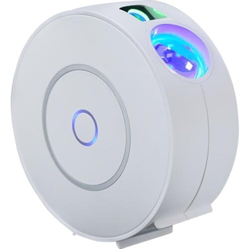 Wifi smart starry sky projector with round romantic warm luminous projector home theater lighting