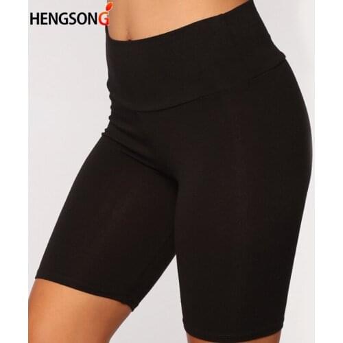 Hot Women Leggings Workout Plus size Leggings Cotton Elastic Waist Casual Solid Spring Summer Leggings Stretch Basic Pants Cheap