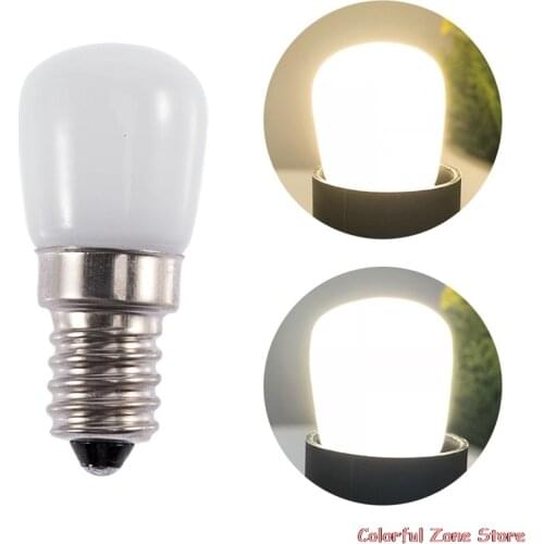 1pc E14 2W LED Fridge Light Bulb AC 220V Refrigerator Bulb LED Lamp Screw Bulb Energy Saving Fridge Lights Lighting Accessories