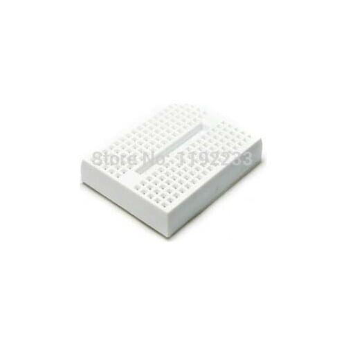 1Pce Mini Solderless White Prototype Breadboard 170 Tie-points for ATMEGA PIC Arduino UNO