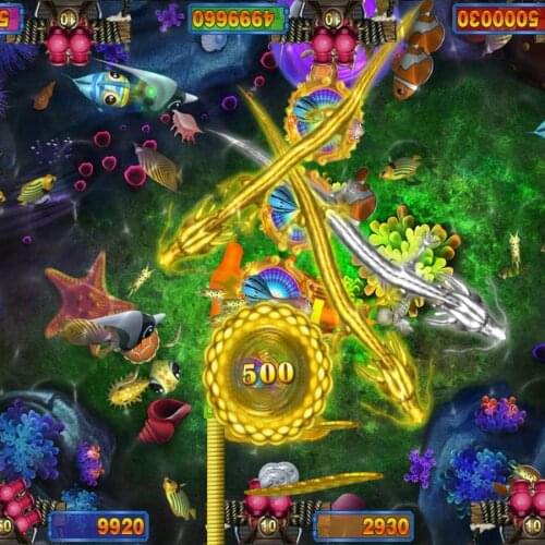 6/8/10 Players Hunter Arcade Fishing Table Gambling Machine Fire Kirin Fishing Game Software for sale