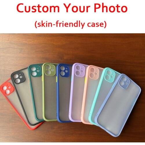 Custom Phone Case for iPhone 6 7 8 Plus X 11 Pro XS MAX XR 6S SE 2020 Cover Personalized Photo Name Skin-friendly Case Coque