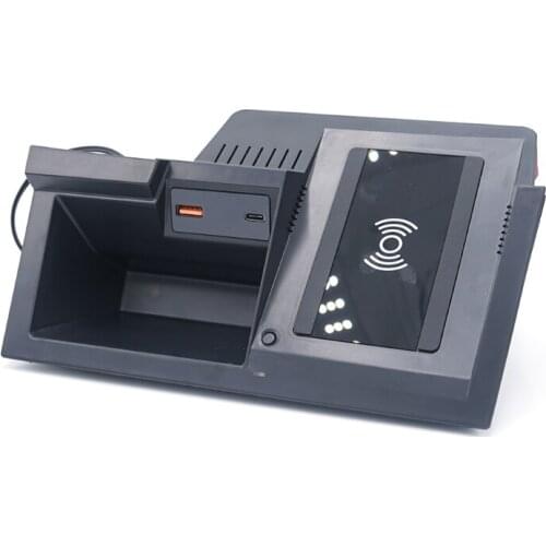 For CX-5 2020 2021 QC 3.0 QI Charger Holder Fast Charging Wireless Charger