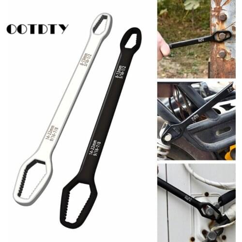Double End Wrenches Universal Spanner 14-22mm 8-13mm Wrench Key Screw Nuts Repair Quick Release Wide Used Professional