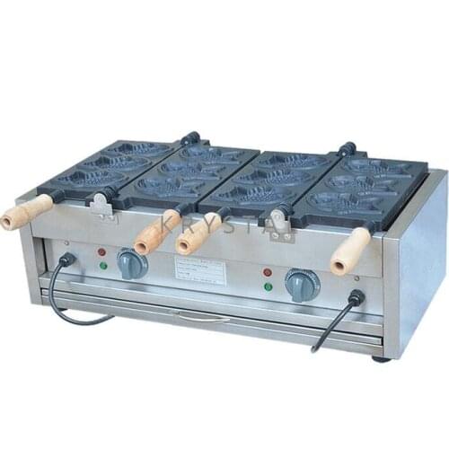 Electric Fish Waffle Maker Taiyaki Waffle Commercial Grain Fish Snapper Burn Grilled Fish Scone FY-1104A