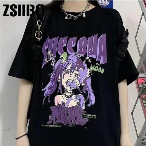 Womens T Shirts Oversized T Shirt Women T-Shirt Streetwear Tops Printed Tshirt Harajuku Shirt Summer Female T-shirts clothes