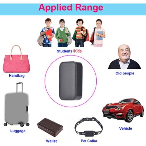 Real time GPS Tracker for Vehicles Elderly Child Dogs Motorcycles Bags Portable 400mAh Locator Anti-Lost Positioning