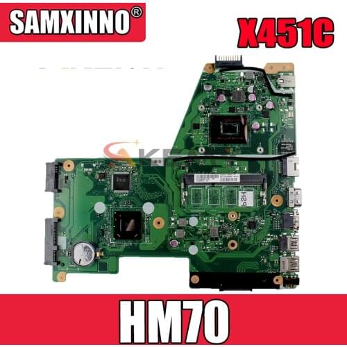 For ASUS X451C X451CA F451 F451C MOTHERBOARD 1007U HM70 DDR3 GMA HD 3000 tested