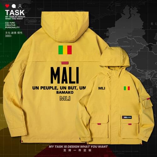 Mali Malian MLI men jacket hooded nation flag casual clothing windbreaker new printed coat chaquetas hombre top clothes autumn