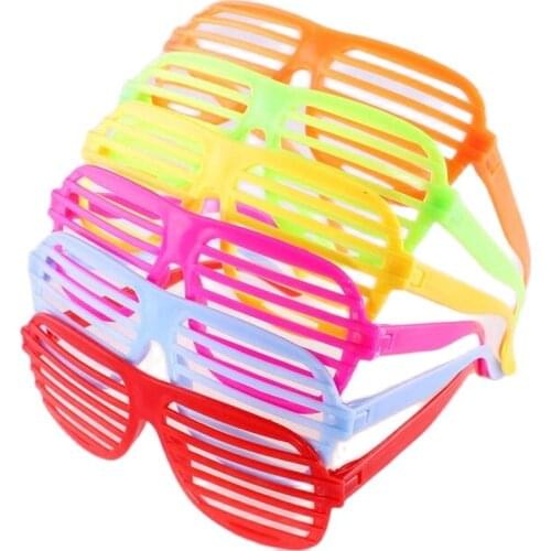 1Pcs Fashion Shutter Glasses Club Dance Costume Party Decoration Christmas Birthday Halloween Creative Glasses Kids Toy