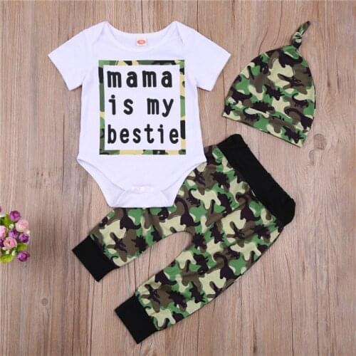 Boys Girls Clothing Camouflage Sets Pants Kids Child Clothes Suits Outfits
