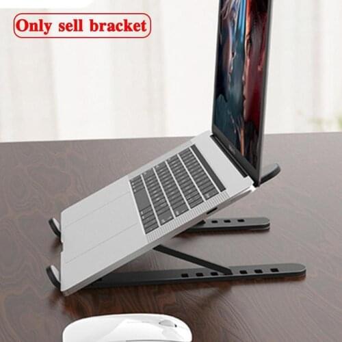 Portable Laptop Stand for MacBook Pro Air Notebook Support Holder Foldable Plastic Tablet Stand Phone Stand Bracket Riser