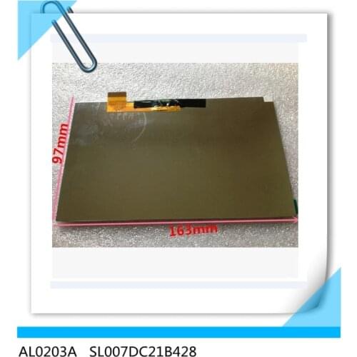 Compatible replacement AL0203A SL007DC21B428 7 inch lcd screen 30 pin (not original)