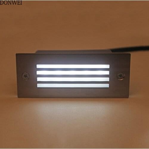 LED Deck Step Light Underground Lamp Recessed Stair Paitio Inground Spot Light Floor Garden Landscape Outdoor Wall Lighting