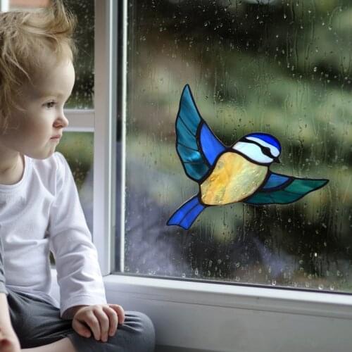 1Pcs Bird Wall Sticker Wallpaper Wall Sticker Indoor Home Decoration Sticker Cartoon Pattern