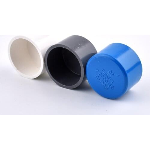 1PC 125mm 160mm 200mm PVC End Cap For Garden Irrigation Pipe Aquarium Fittings