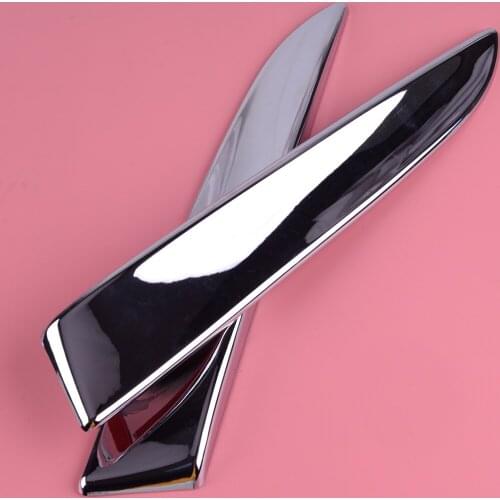 2Pcs Chrome Rear Window Side Lid Cover Trim Garnish Fit for Ford Kuga Escape 2013 2014 2015 2016 2017 2018 2019