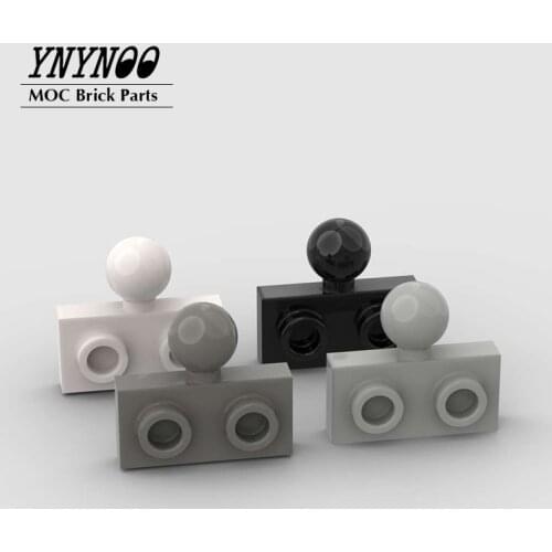 20PCS/lot Plate Special 1 x 2 with 5.9mm Centre Side Towball 14417 MOC Building Blocks Plates Parts Bricks DIY Toys Gifts