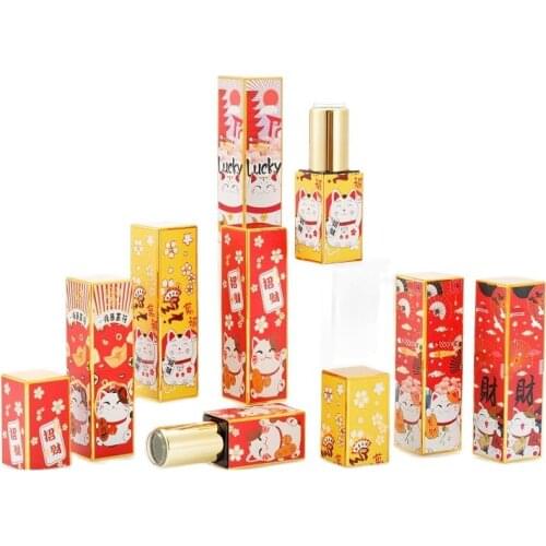 3D Printing Magnetic Lip Balm Tube Cosmetic Packaging DIY Lipstick tubes High Quality Empty Square Lip Balm Containers 20Pcs/Lot