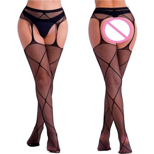 8 Colors Sexy Women Stocking Fishnet Club Tights Panty Knitting Net Pantyhose Mesh Long Stockings Tights For Women Girls