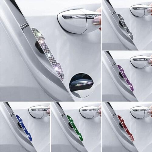 Diamond-studded Car Door Protector Decoration Strip Car Door Edge Strip Auto Anti-Collision Moulding Trim Strip For ford-FOCUS