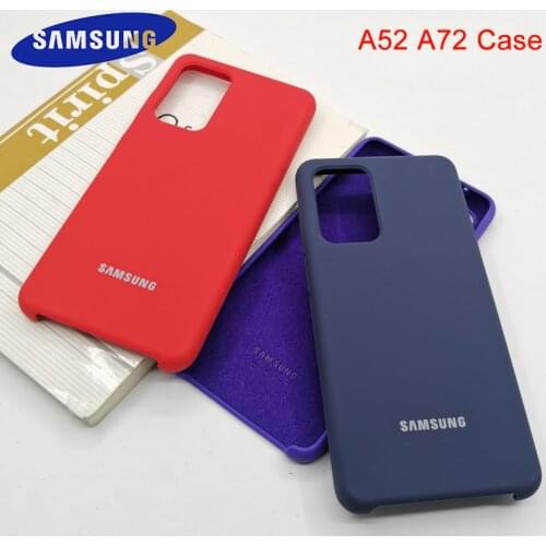 Samsung Galaxy A52 case Silky Soft-Touch Liquid Silicone Case Back Protective Cover For Samsung Galaxy A 52 A52 5G Phone Case