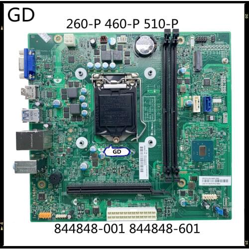 GD Original For HP 260-P 460-P 510-P Desktop Motherboard 844848-001 844848-601 LGA1151 DDR4 Full Tested Fast Shipping