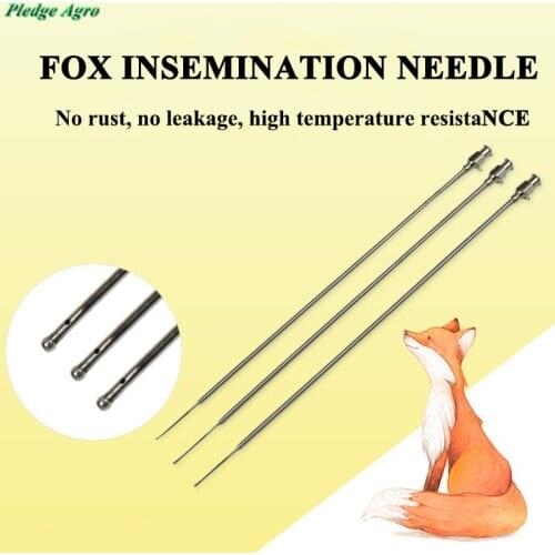 Fox insemination needle mink semen deposition seminiferous 22.5cm 25cm side nozzle hole needles small farm equipment
