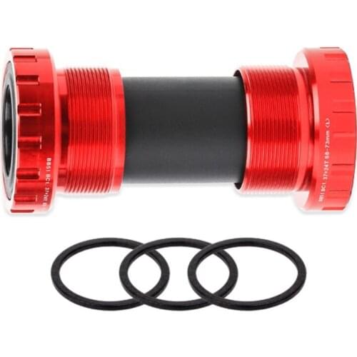 BLOOKE MTB Bearing Bottom Bracket 68Mm 73Mm BC1.37X24T Bottom Bracket Replacement Bike Sealed Thread Axis Kit 24Mm