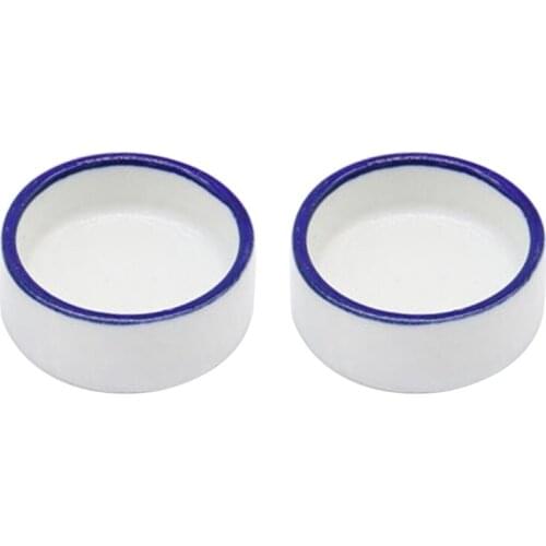 Reptile Bowls Terrarium Feeding Worm Dish Reptile Mealworm Feeder Dish Ceramic Bowl for frog Gecko Snake Spiders Rats